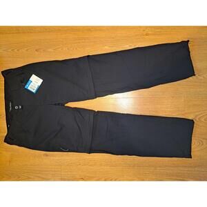 NEW Columbia Convertible Outdoor Pants Womens Size 12 Black